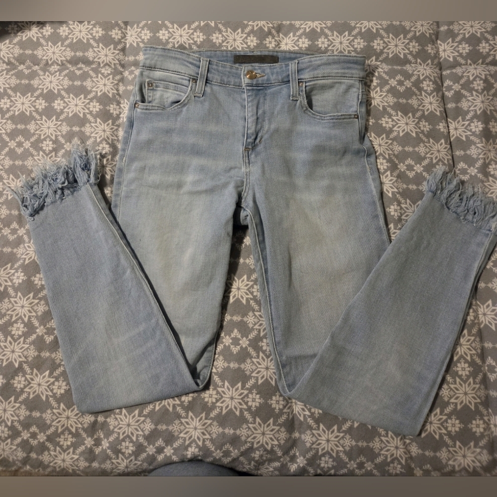 Joe's Jeans The Icon Light Wash Ankle Jeans, sz 28